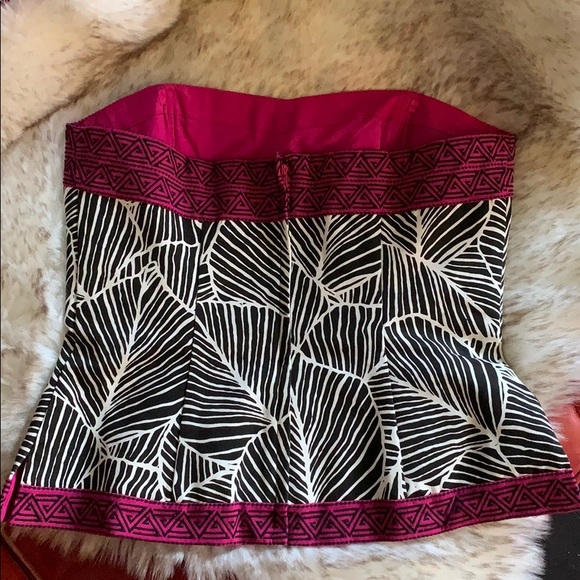 White House Black Market Bustier Strapless Top - Picture 2 of 4